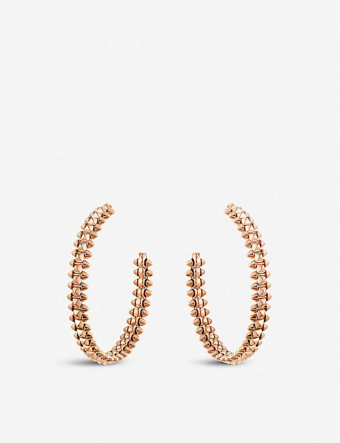 Cartier Clash De Small 18ct Rose Gold Earrings Shopstyle