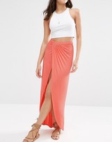 Thumbnail for your product : ASOS Wrap Maxi Skirt in Jersey