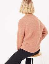 Thumbnail for your product : M&S CollectionMarks and Spencer Textured V-Neck Jumper