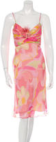 Thumbnail for your product : David Meister Silk Floral Print Dress w/ Tags