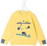 Thumbnail for your product : Familiar construction embroidered sweatshirt