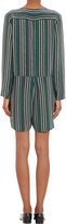 Thumbnail for your product : Sea Floral Stripe-Print Long-Sleeve Romper