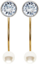 Thumbnail for your product : Lanvin Crystal & Pearl Earrings