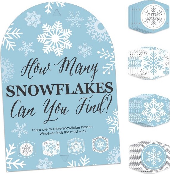 Big Dot Of Happiness Winter Wonderland - Snowflake Decorations Diy