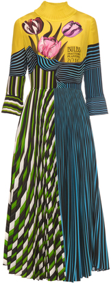 Mary Katrantzou Carni Tulip-print silk dress