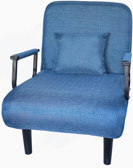 Ebern Designs Multi-Functional Folding Sofa Chair With High - Quality Fabric And Comfortable Sponge, Perfect For Small Spaces And Diverse Needs