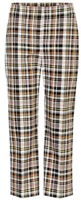 Burberry Actonby cropped plaid pants