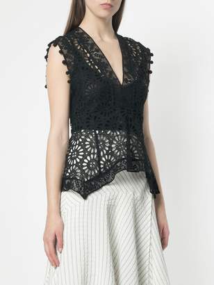 Isabel Marant sheer lace top