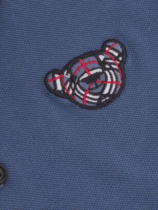 Burberry Children Embroidered-Motif Polo Shirt
