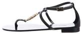 Thumbnail for your product : Thomas Wylde Skull-Accented Thong Sandals