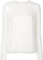 Tom Ford - sheer panel blouse - women - Soie - 42
