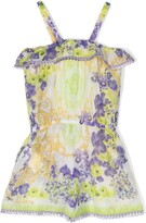 Thumbnail for your product : Versace Children All-Over Floral-Print Jumpsuit
