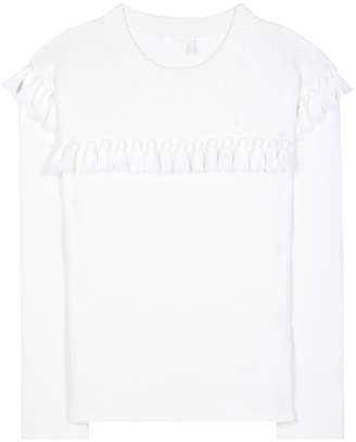 Chloé Tasselled cotton and wool sweater