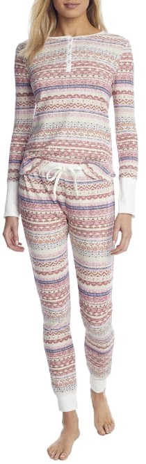 green fair isle pajamas
