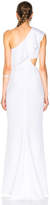 Thumbnail for your product : Cushnie Crepe Gown with Sash Detail