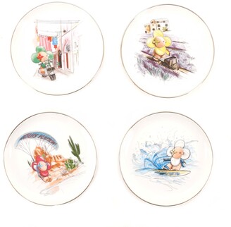 Vivienne Plates Set Monogram Canvas - Home GI0651