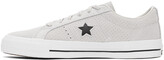 Thumbnail for your product : Converse Taupe Suede Perforated One Star Pro Low Sneakers