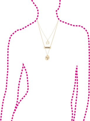 Charlotte Russe ""Cancer"" Astrology Necklace & Earrings Set