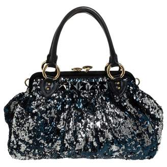 Marc Jacobs Stam Blue Cloth Handbags