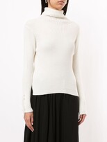 Thumbnail for your product : Y's Roll-Neck Ribbed-Knit Jumper