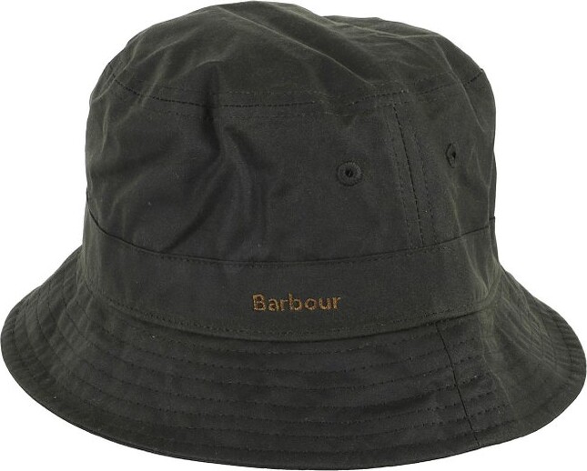 Barbour x GANNI leopard-print bucket hat ShopStyle