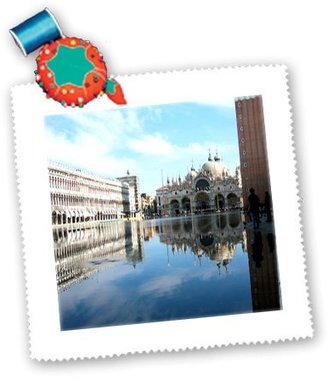 3dRose LLC qs_1311_1 Vacation Spots - Piazza San Marco Venezia Italy - Quilt Squares