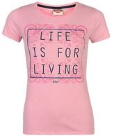 Thumbnail for your product : Lee Cooper Womens Fashion T Shirt Crew Neck Tee Top Short Sleeve Print