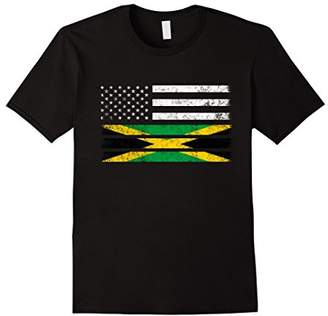 Jamaican American Flag - USA Jamaica Shirt