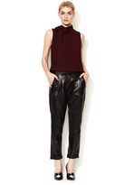 Thumbnail for your product : Twelfth St. By Cynthia Vincent Leather Drawstring Pant