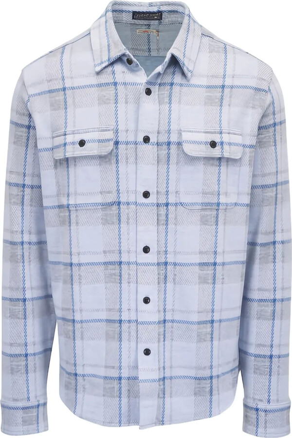 Faherty Legend™ check chest-pocket shirt
