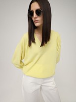 Thumbnail for your product : Luisa Via Roma V Neck Cashmere Knit Sweater