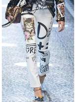 Thumbnail for your product : Dolce & Gabbana Painted Effect Printed Denim Jeans