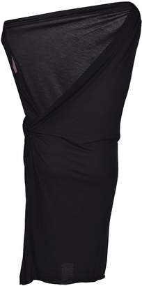 Rick Owens Lilies Twisted Neck Fitted Dress
