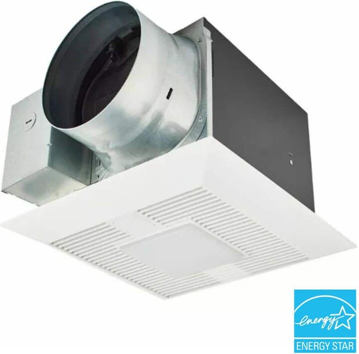 WhisperGreen Select Pick-A-Flow 50/80/110 CFM Bathroom Exhaust Fan -LED Light Flex-Z Fast bracket 4/6 in. Duct Adapter