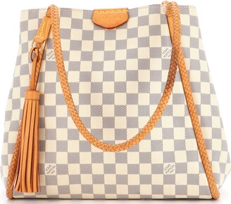 Selling my Propriano Damier Azur Louis Vuitton White Canvas Tote