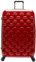 Thumbnail for your product : Lulu Guinness Lips 4-Wheel Spinner Large Case