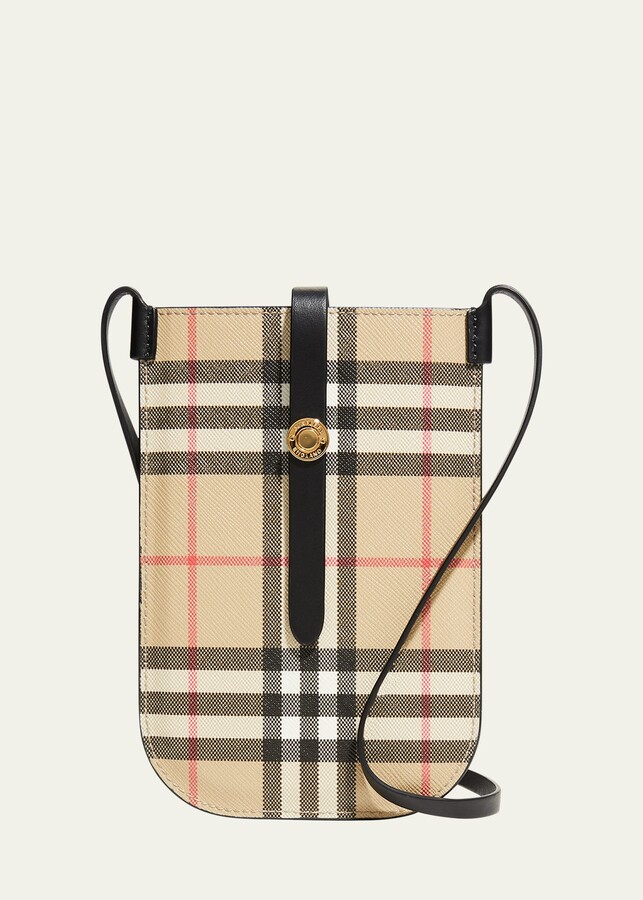 Burberry Shoulder Bag In Nylon And Leather