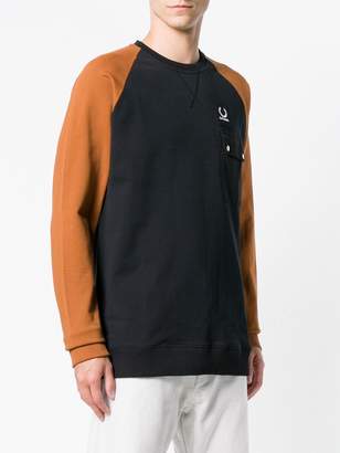 Fred Perry logo patch sweatshirt