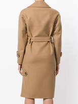 Thumbnail for your product : Versace belted oversized coat