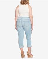 Thumbnail for your product : Jessica Simpson Trendy Plus Size Embroidered Straight-Leg Jeans