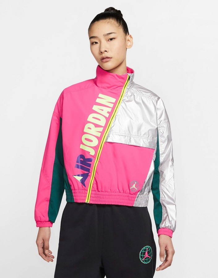 nike rainbow reflective jacket