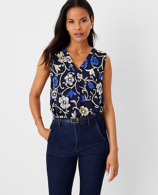 Ann Taylor Pleated Top | ShopStyle