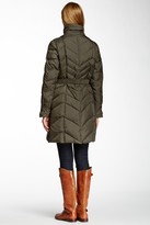Thumbnail for your product : Cole Haan Faux Fur Hooded Puffer Coat with Belt