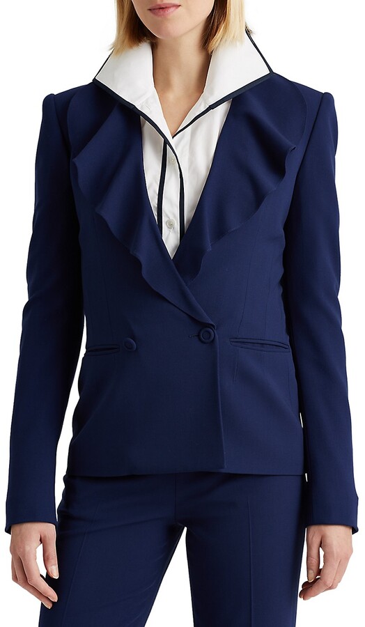 Ruffle Suit Jacket | Shop the world's largest collection of 