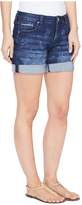 Thumbnail for your product : Jag Jeans Alex Boyfriend Laser Printed Mission Denim Shorts in Rapid Dark