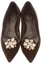 Thumbnail for your product : Dolce & Gabbana Crystal Bellucci Flats