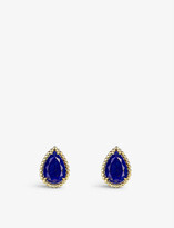 Thumbnail for your product : Boucheron Serpent Boheme 18ct yellow-gold and 3.5ct lapis lazuli earrings