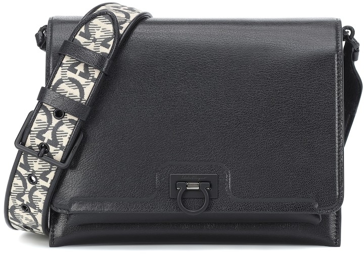 Salvatore Ferragamo Trifolio leather crossbody bag ShopStyle