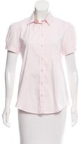 Thumbnail for your product : Burberry Short Sleeve Button-Up Top
