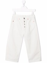 Thumbnail for your product : MM6 MAISON MARGIELA Kids High-Rise Straight Leg Jeans